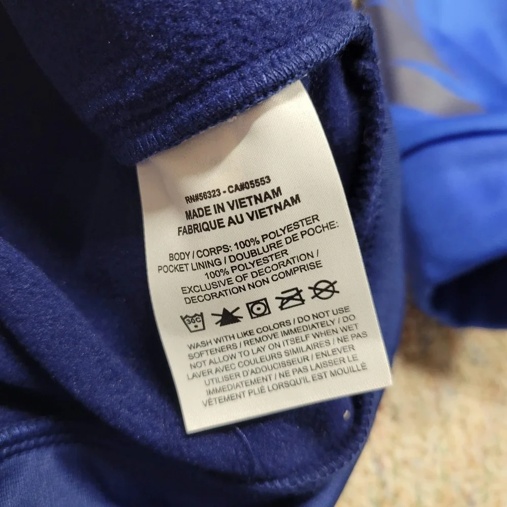 Nike Hoodie Mens Large Blue Therma Fit Pullover‎ Training Long Sleeve Swoosh NWT